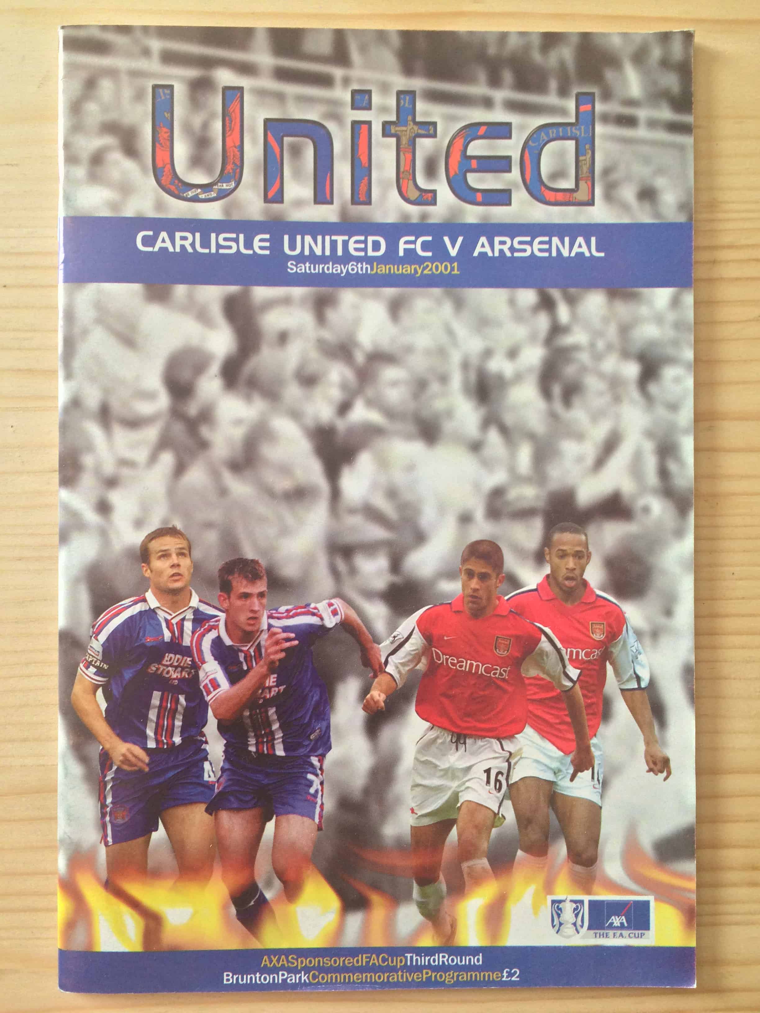 Carlisle United FC v Arsenal FC